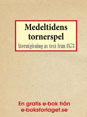 cover image of Medeltidens tornerspel